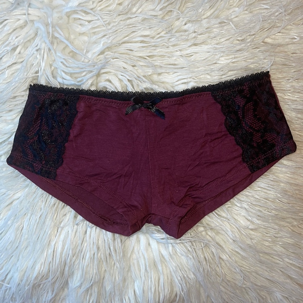 Tillys brand new, burgundy underwear - Size S.